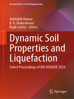 cover image of Dynamic Soil Properties and Liquefaction